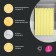 Curtain for the bathroom IDDIS P06PE18I11, PE, 200x180 cm, yellow