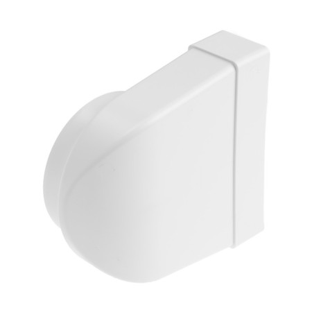 Zein connector, 60x204 mm, d = 150 mm, corner, ventilation-3