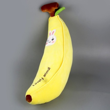 Soft toy-pile "Bunny-Banan", 65 cm, yellow color-5