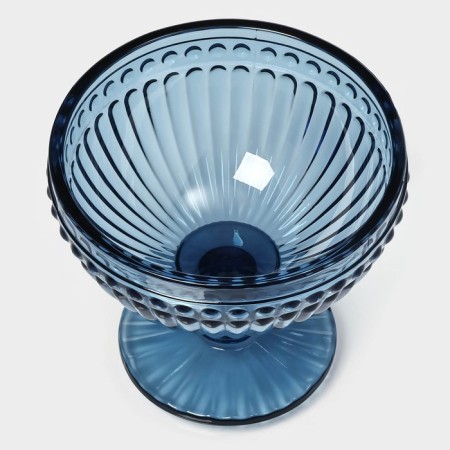 Glass Kremanka "Bosphorus", 350 ml, 12 × 11 cm, blue color-5
