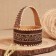 Basket "Berries", D - 13 cm; H (with a handle) - 17 cm; H side - 6.5 cm