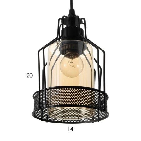 Lamp Bayerlux 2103/1bk E27 40W Black 13x13x100 cm-5