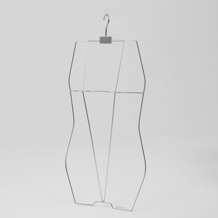 Contour hanger, girth 64 × 58 × 70 cm, metal, silver color-1
