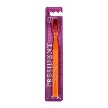 President Exclusive toothbrush Average hardness, 6 MIL-2