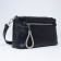 Bag Cross-Bodi with a zipper, black color