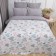 Fleet blanket "Multi -colored hearts", size 150x200 cm