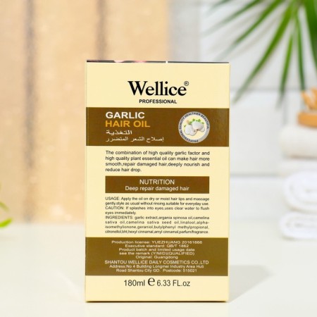 Professional oil from hair loss with garlic, 180 ml-2