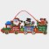 Decorative decoration (suspension) "New Year's steam locomotive" 15x41.5 cm
