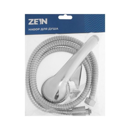 Shower Set Zein Z0301, hose 150 cm, holder, nuts plastic, watering can 1 mode-2
