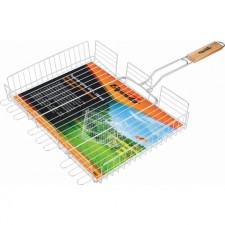 Grill grill, 300x400x65 mm, volumetric chrome