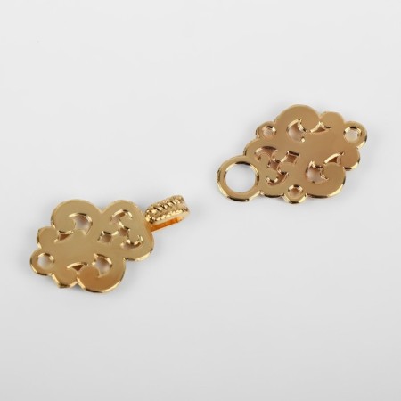 Decorative fastener, 4.5 × 1.5 cm, gold color-2