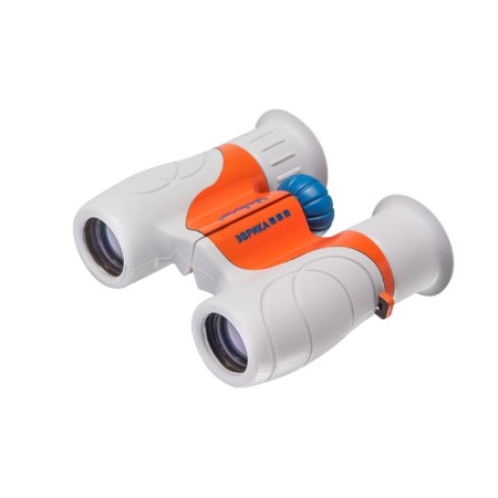 Children's binoculars VEBER EURIKA, 6 × 21, G / O, Color gray / Orange