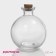 Glass jar for spices with a cork lid "Parfa", 220 ml, 9 × 9 × 10 cm