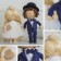 Sewing kit. Interior dolls "Bridegroom and Bride", 30 cm
