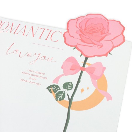 Figure paper for flowers 70g., Rose, 50x35cm-2