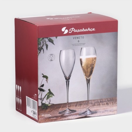 Set of glass glasses Veneto, 225 ml, 6 pcs-5