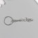 Metal keychain "Believe in miracles" 1.3x2.5 cm