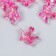 Busina Plastic for creativity "Crown" transparent fuchsia 1.5x2.9x2.5 cm