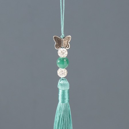Textile suspension, metal "Butterfly" sea wave 1x1.2x16.5 cm-2