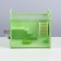 Rodent cage, acrylic, green, 29 x 23.5 x 26 cm