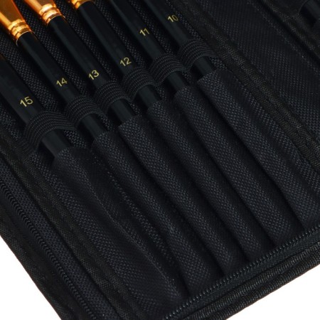 Calligrata tiring set, nylon, 15 pieces, in a pencil case-14