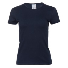 Female T-shirt, size 46, dark blue color