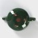A set for the tea ceremony ceramic "Moonstone", 5 objects: 4 bowls, kettle, green color