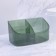 Organizer for storage "Green", 3 sections, 18.5 × 9.5 × 10 cm, translucent/green color