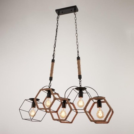 Lamp Bayerlux 85217/5 E27 40W Black 78x16x62-117 cm