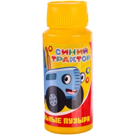Soap bubbles, (set of 15 pieces) Blue tractor, 95 ml-1
