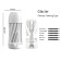 Masturbator Galaku Cup Glacier, with vibration, 20 modes, ZU USB, white