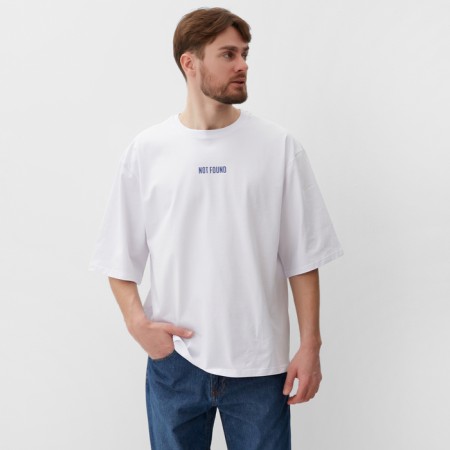 Men's T -shirt MIST Not Found, size 52, white