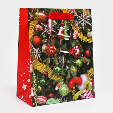 Gift, laminated, "Christmas toys" package, 18 x 23 x 10 cm-1