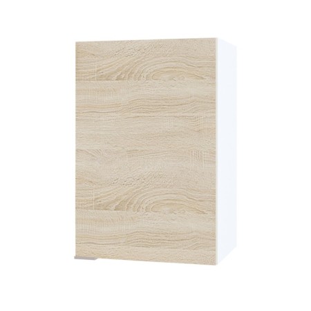 Cabinet with shelves, 400 × 300 × 600 mm, white / oral color Sonoma