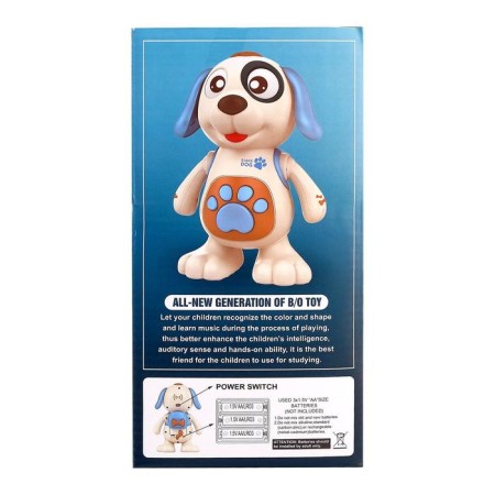 Toy "Dog", works from batteries, dances, light and sound effects-6