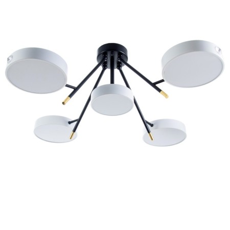 Luga "Lag" 5XLED 120W 3000-6000K black and white 81x81x30 cm Bayerlux