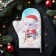 Mittens-Open Ethel "New Year's Fun" 20x28 cm, 100% HL, Vatin 250 g/m2