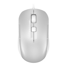 Мышь A4Tech Fstyler FM26S серебристый/белый оптическая (2000dpi) silent USB для ноутбука (4   103385