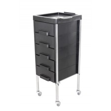 Hairdresser cart 6005, black color