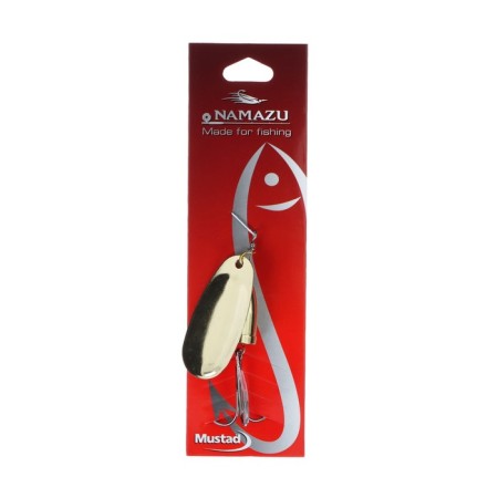 Spinning spinning Namazu Lothar, 15 g, brass color-1