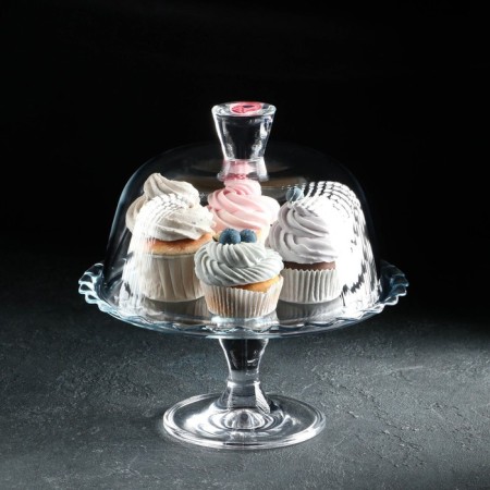 Glass dish with a Patisserie lid-2