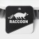 Raccoon Meli iron brush, bamboo pen, 14.5 × 5.8 × 9 cm, pile 2.5 cm