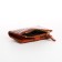 Women's wallet on the button, redhead color