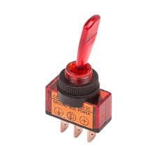 Tumbler 24V 20A (3C) On-off single-pole with red backlight (ASW-13D) Rexant