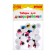 Set of sequins "Eyes with cilia" 30 pcs., Size 1 pcs 1.5*1.5, multi -colored