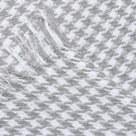 Roman plaid 140x200cm, gray, 80% HL, 20% PE, 320 g/m-5
