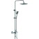 Shower system Rush ST4235-30, tropical shower, hand watering can, rotary spout, chrome