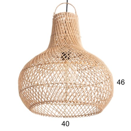 Ceiling Lamp from Rotan "Eric" 1x120W, E27, 40x40x43 cm-1
