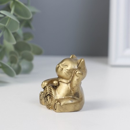 NECSK Polystone "Mani-Neko. Happiness and wealth" Set 2 pcs 3.5x4.5 cm-4