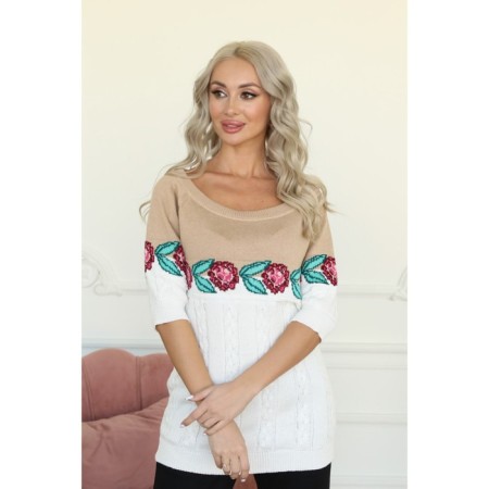 Female jumper, size 42, white color-7